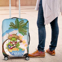Puerto Rico Pava Coqui Luggage Cover Spirit Frog Tropical Beach Vibes - Wonder Print Shop