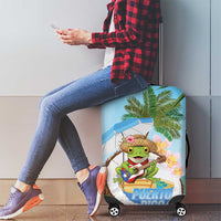 Puerto Rico Pava Coqui Luggage Cover Spirit Frog Tropical Beach Vibes - Wonder Print Shop