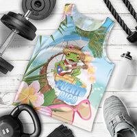 Puerto Rico Pava Coqui Men Tank Top Spirit Frog Tropical Beach Vibes - Wonder Print Shop