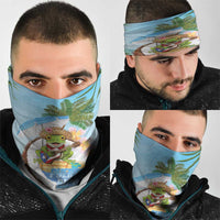 Puerto Rico Pava Coqui Neck Gaiter Spirit Frog Tropical Beach Vibes - Wonder Print Shop