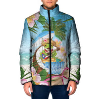 Puerto Rico Pava Coqui Padded Jacket Spirit Frog Tropical Beach Vibes - Wonder Print Shop