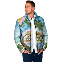 Puerto Rico Pava Coqui Padded Jacket Spirit Frog Tropical Beach Vibes - Wonder Print Shop