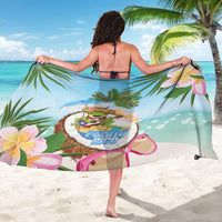 Puerto Rico Pava Coqui Sarong Spirit Frog Tropical Beach Vibes - Wonder Print Shop