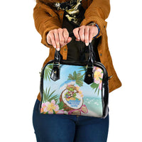 Puerto Rico Pava Coqui Shoulder Handbag Spirit Frog Tropical Beach Vibes - Wonder Print Shop