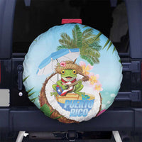 Puerto Rico Pava Coqui Spare Tire Cover Spirit Frog Tropical Beach Vibes - Wonder Print Shop