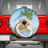 Puerto Rico Pava Coqui Spare Tire Cover Spirit Frog Tropical Beach Vibes - Wonder Print Shop