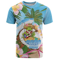 Puerto Rico Pava Coqui T Shirt Spirit Frog Tropical Beach Vibes - Wonder Print Shop