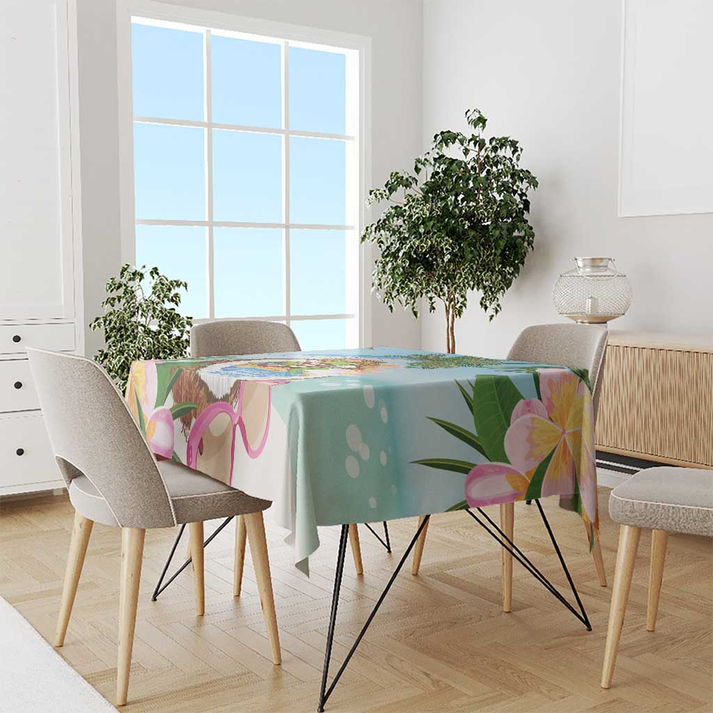Puerto Rico Pava Coqui Tablecloth Spirit Frog Tropical Beach Vibes - Wonder Print Shop