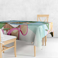 Puerto Rico Pava Coqui Tablecloth Spirit Frog Tropical Beach Vibes - Wonder Print Shop
