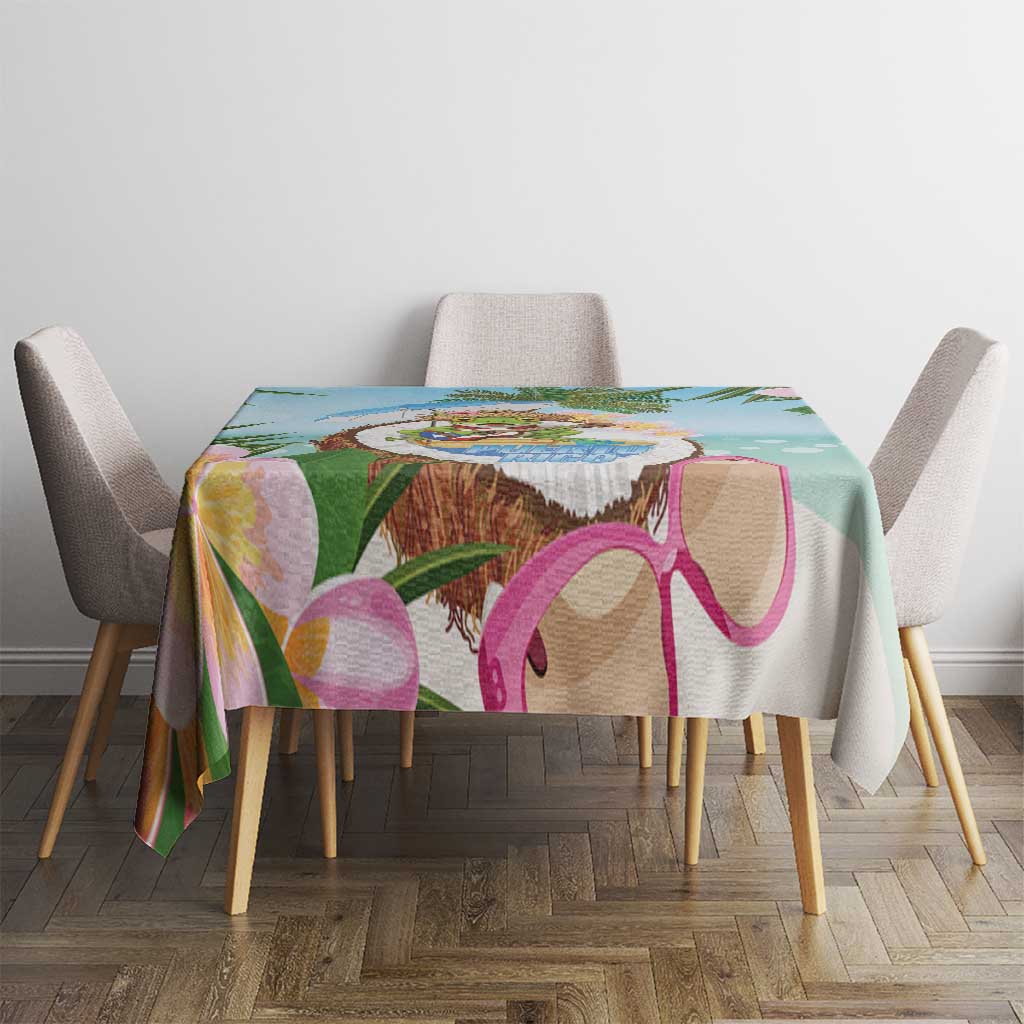 Puerto Rico Pava Coqui Tablecloth Spirit Frog Tropical Beach Vibes - Wonder Print Shop