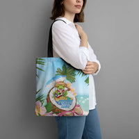 Puerto Rico Pava Coqui Tote Bag Spirit Frog Tropical Beach Vibes - Wonder Print Shop