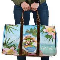 Puerto Rico Pava Coqui Travel Bag Spirit Frog Tropical Beach Vibes - Wonder Print Shop