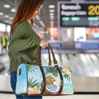 Puerto Rico Pava Coqui Travel Bag Spirit Frog Tropical Beach Vibes - Wonder Print Shop