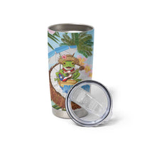 Puerto Rico Pava Coqui Tumbler Cup Spirit Frog Tropical Beach Vibes - Wonder Print Shop