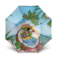 Puerto Rico Pava Coqui Umbrella Spirit Frog Tropical Beach Vibes - Wonder Print Shop