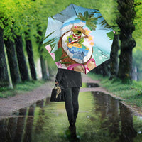 Puerto Rico Pava Coqui Umbrella Spirit Frog Tropical Beach Vibes - Wonder Print Shop