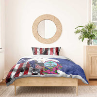 United States Guam Bedding Set USA Eagle Guahan Seal Bougainvillea - Wonder Print Shop