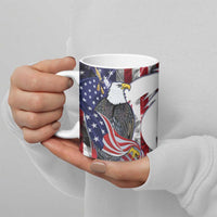 United States Guam Ceramic Mug USA Eagle Guahan Seal Bougainvillea - Wonder Print Shop