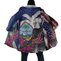 United States Guam Cloak USA Eagle Guahan Seal Bougainvillea - Wonder Print Shop