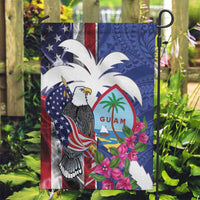 United States Guam Garden Flag USA Eagle Guahan Seal Bougainvillea - Wonder Print Shop