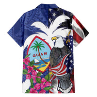 United States Guam Hawaiian Shirt USA Eagle Guahan Seal Bougainvillea - Wonder Print Shop