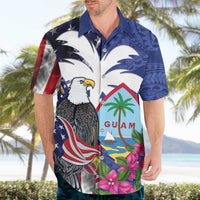 United States Guam Hawaiian Shirt USA Eagle Guahan Seal Bougainvillea - Wonder Print Shop