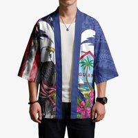 United States Guam Kimono USA Eagle Guahan Seal Bougainvillea - Wonder Print Shop