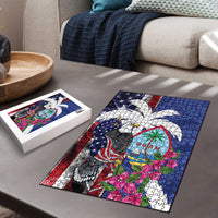 United States Guam Puzzle USA Eagle Guahan Seal Bougainvillea - Wonder Print Shop