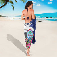 United States Guam Sarong USA Eagle Guahan Seal Bougainvillea - Wonder Print Shop