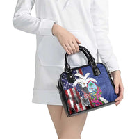 United States Guam Shoulder Handbag USA Eagle Guahan Seal Bougainvillea - Wonder Print Shop