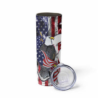 United States Guam Skinny Tumbler USA Eagle Guahan Seal Bougainvillea - Wonder Print Shop