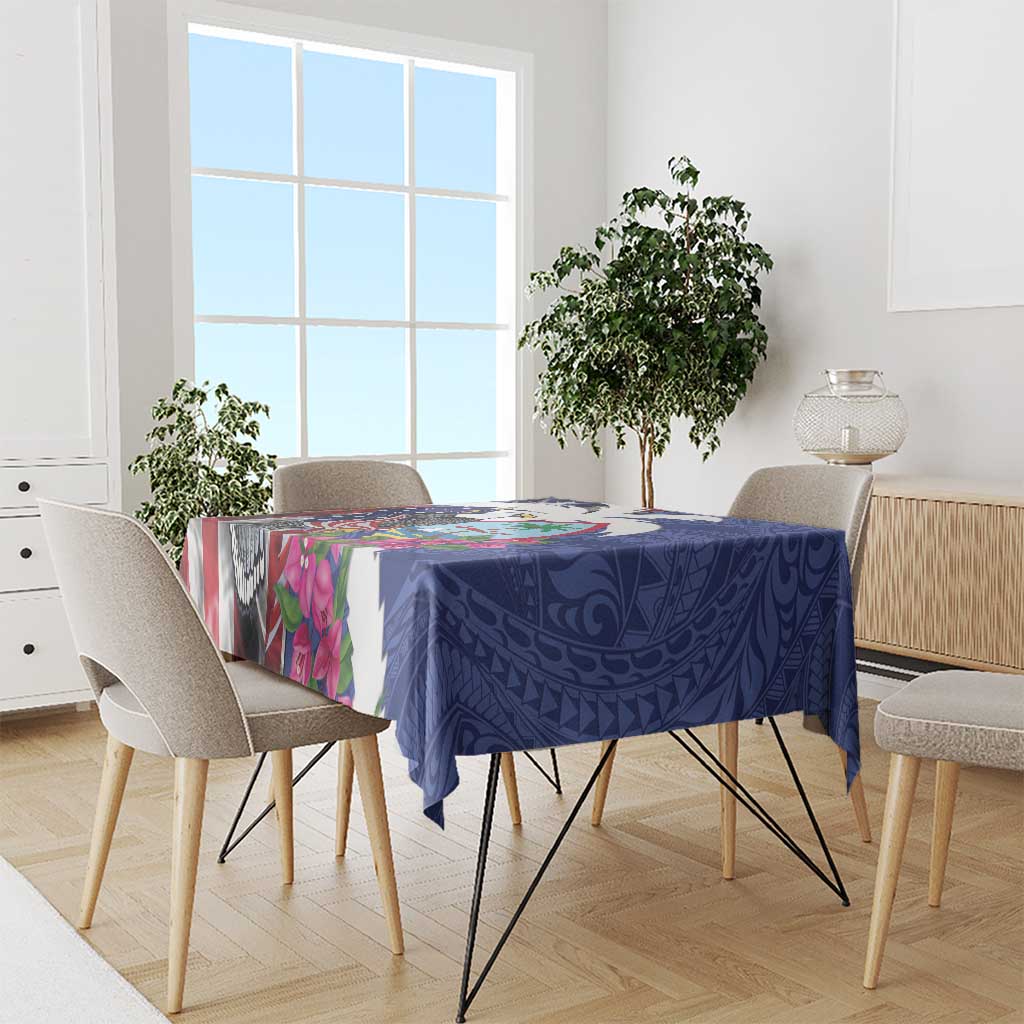 United States Guam Tablecloth USA Eagle Guahan Seal Bougainvillea - Wonder Print Shop