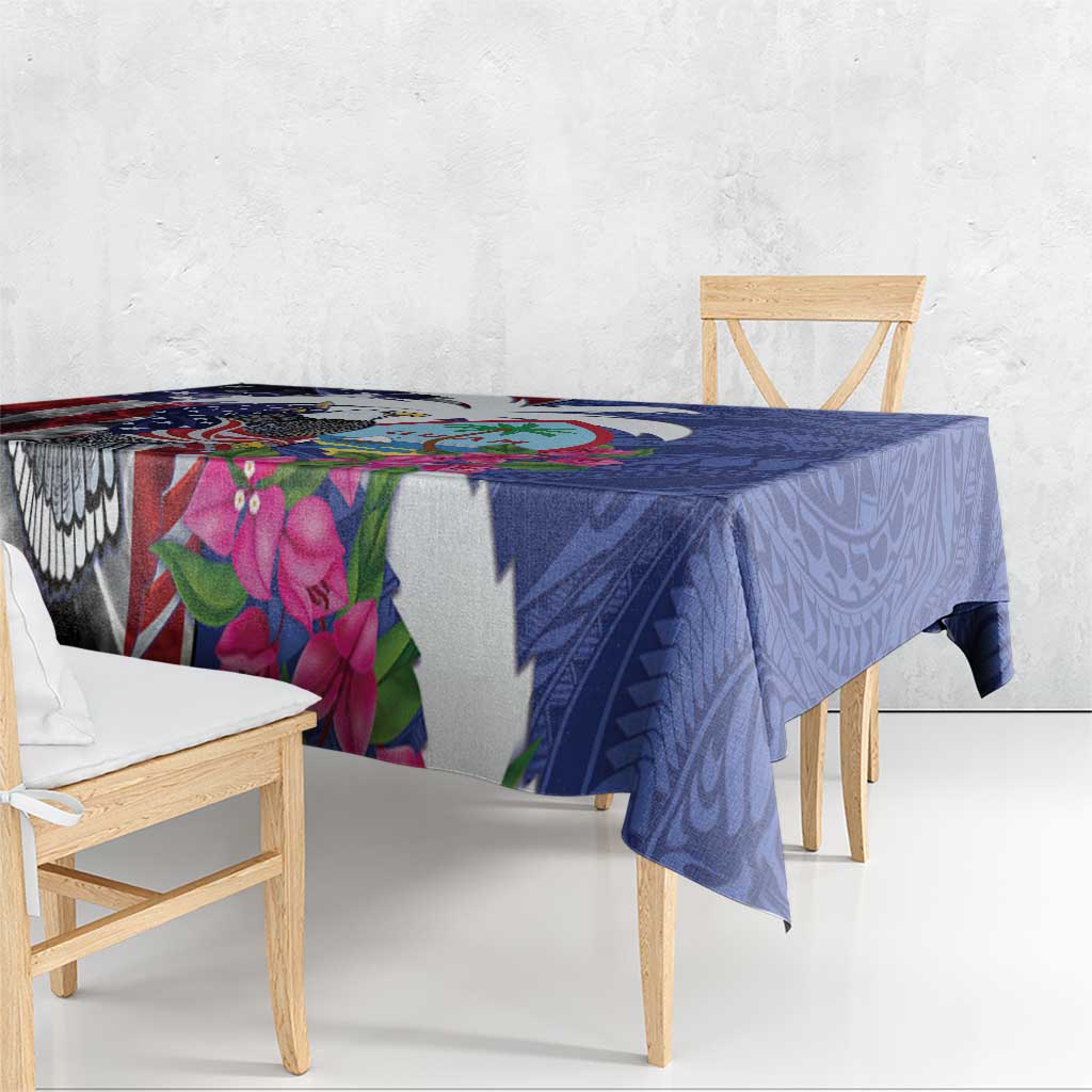 United States Guam Tablecloth USA Eagle Guahan Seal Bougainvillea - Wonder Print Shop