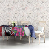 United States Guam Tablecloth USA Eagle Guahan Seal Bougainvillea - Wonder Print Shop