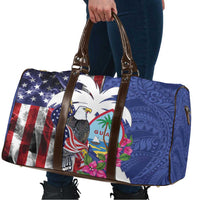 United States Guam Travel Bag USA Eagle Guahan Seal Bougainvillea - Wonder Print Shop