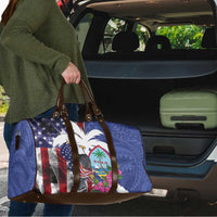 United States Guam Travel Bag USA Eagle Guahan Seal Bougainvillea - Wonder Print Shop