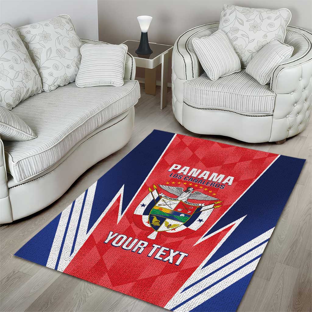 Custom Panama Football Area Rug 2025 Vamos Los Canaleros