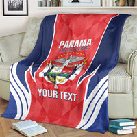 Custom Panama Football Blanket 2025 Vamos Los Canaleros