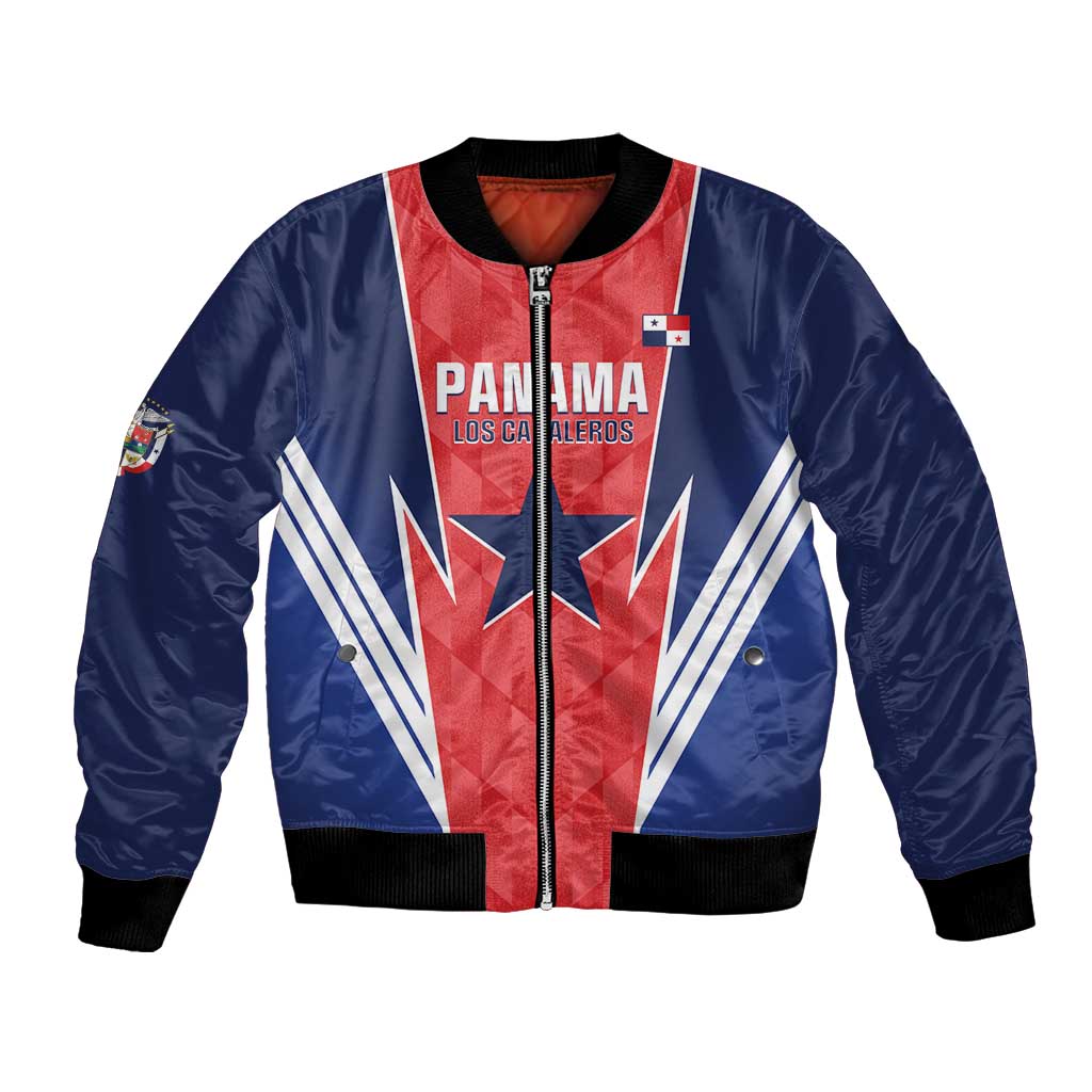 Custom Panama Football Bomber Jacket 2025 Vamos Los Canaleros