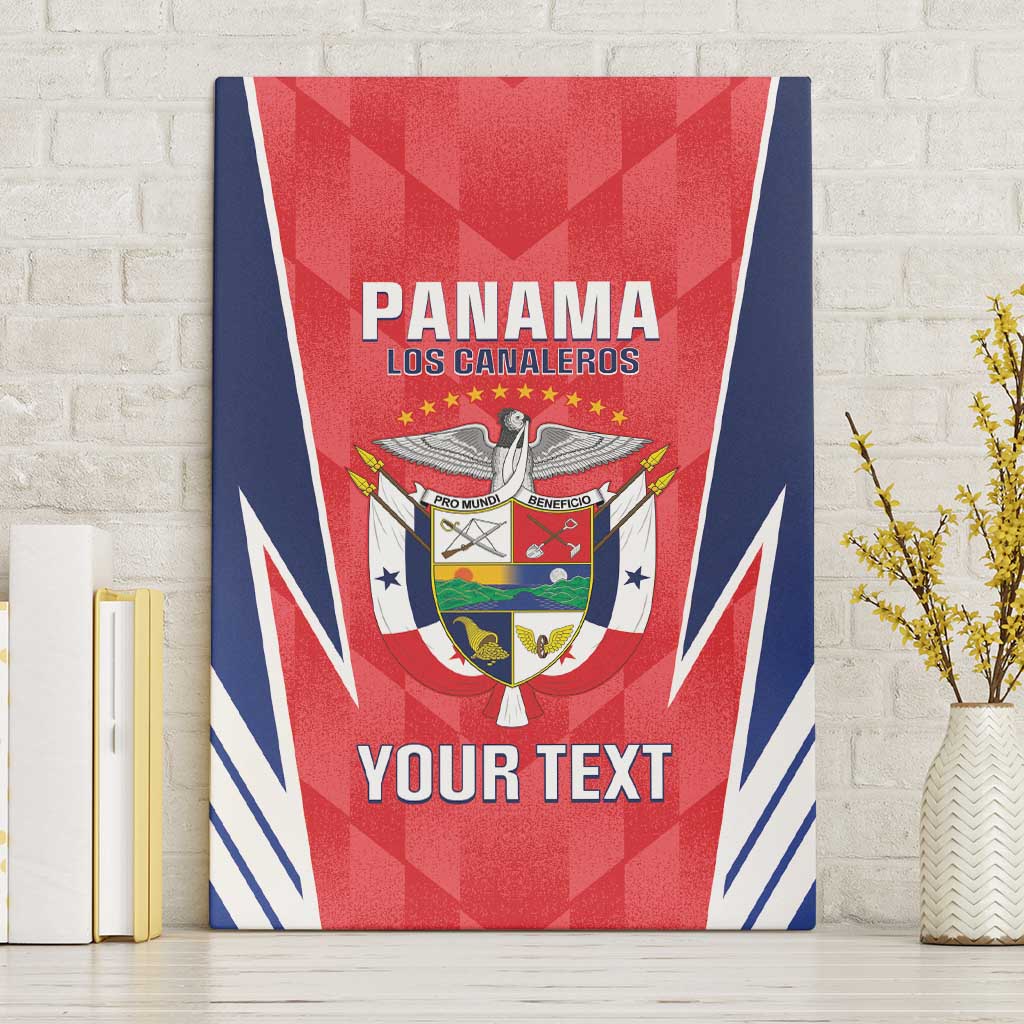 Custom Panama Football Canvas Wall Art 2025 Vamos Los Canaleros