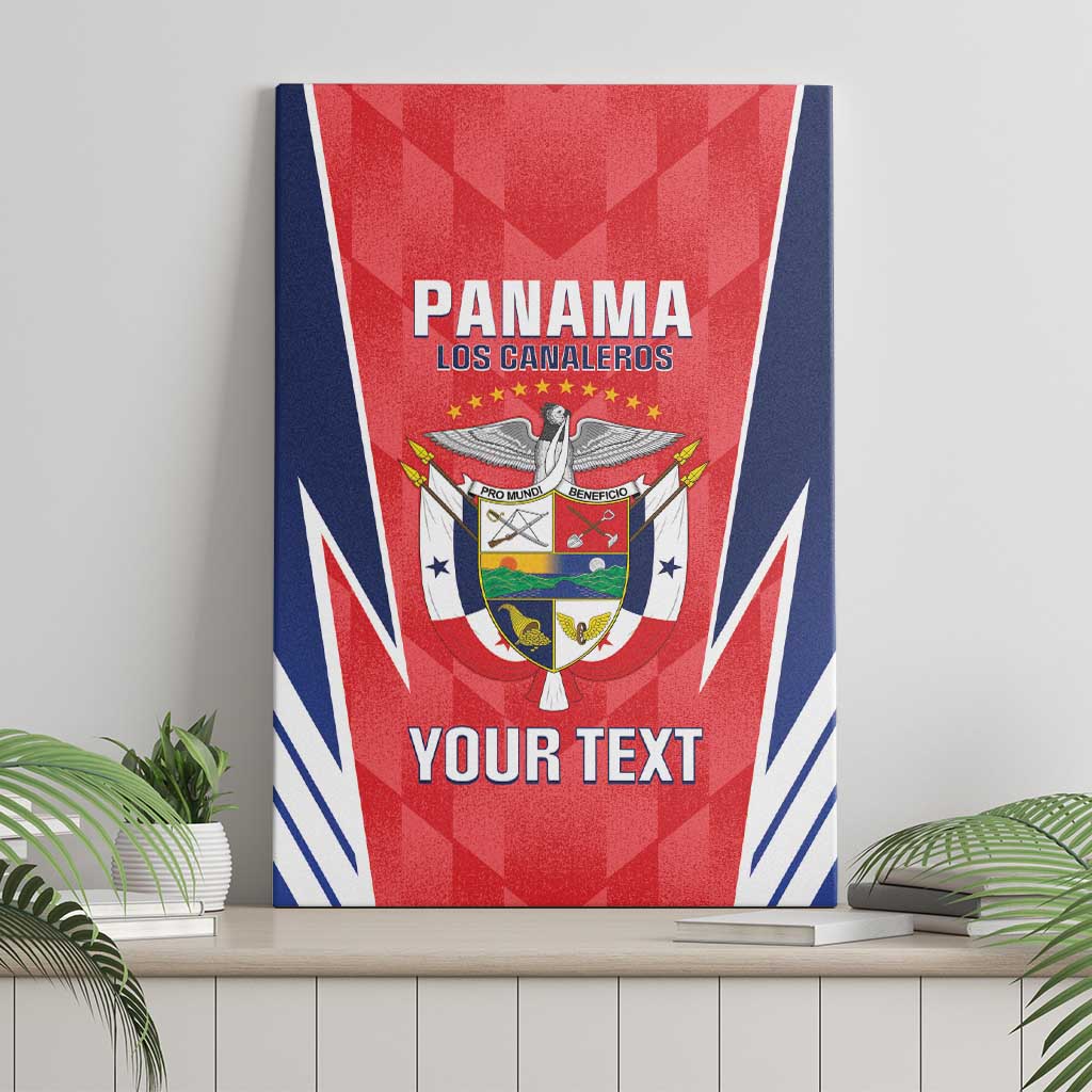 Custom Panama Football Canvas Wall Art 2025 Vamos Los Canaleros