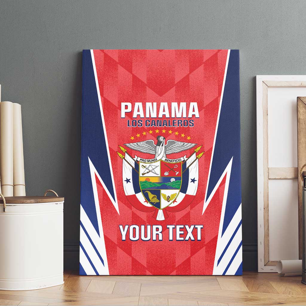 Custom Panama Football Canvas Wall Art 2025 Vamos Los Canaleros