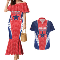 Custom Panama Football Couples Matching Mermaid Dress and Hawaiian Shirt 2025 Vamos Los Canaleros