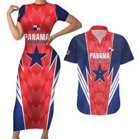 Custom Panama Football Couples Matching Short Sleeve Bodycon Dress and Hawaiian Shirt 2025 Vamos Los Canaleros