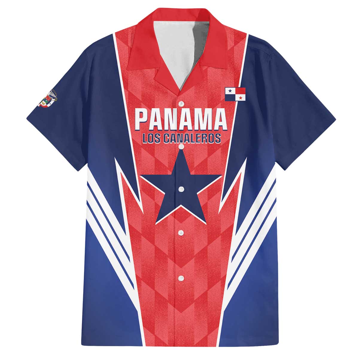 Custom Panama Football Family Matching Off The Shoulder Long Sleeve Dress and Hawaiian Shirt 2025 Vamos Los Canaleros