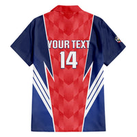 Custom Panama Football Family Matching Off The Shoulder Long Sleeve Dress and Hawaiian Shirt 2025 Vamos Los Canaleros