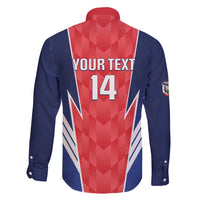 Custom Panama Football Family Matching Off Shoulder Maxi Dress and Hawaiian Shirt 2025 Vamos Los Canaleros