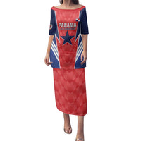 Custom Panama Football Family Matching Puletasi and Hawaiian Shirt 2025 Vamos Los Canaleros