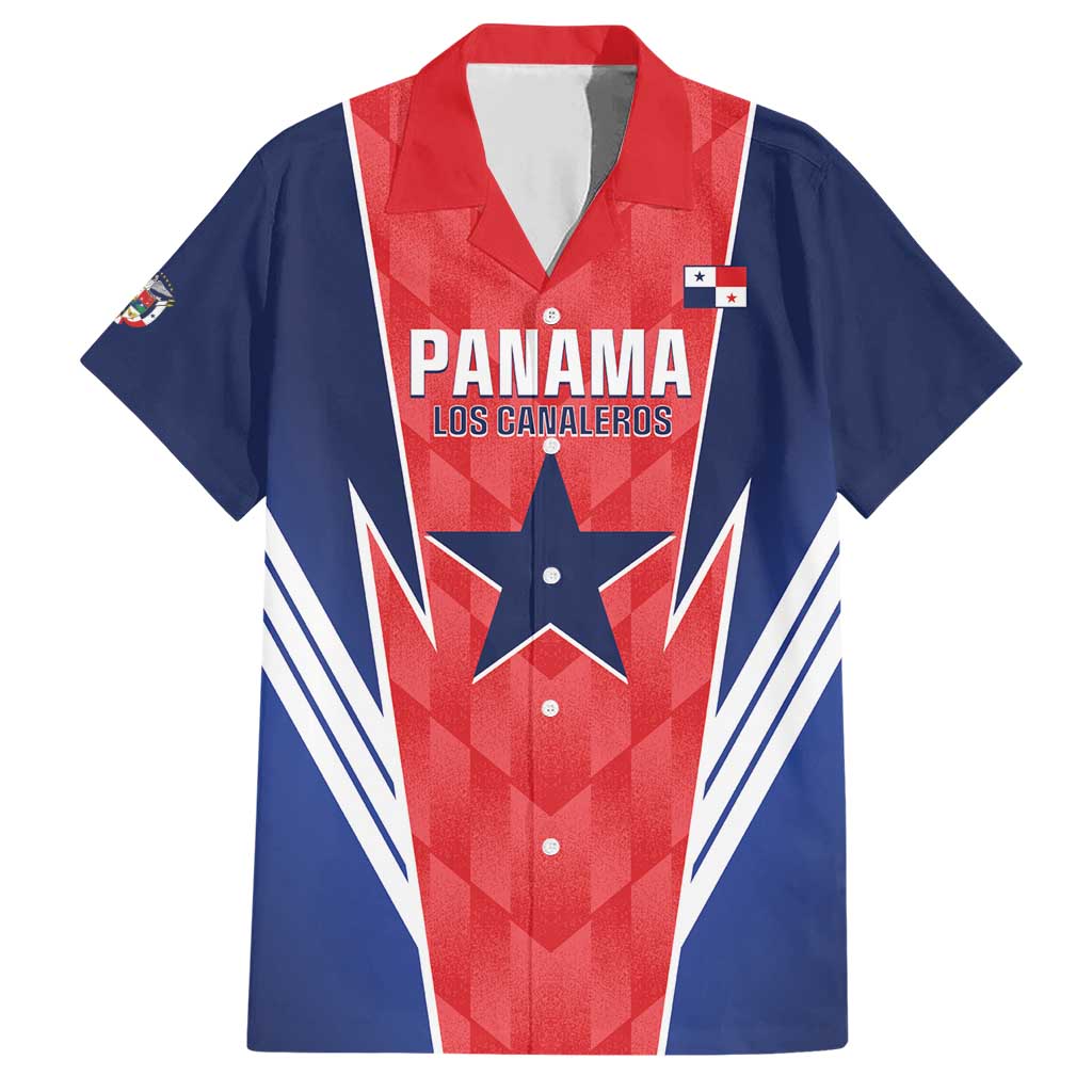 Custom Panama Football Family Matching Short Sleeve Bodycon Dress and Hawaiian Shirt 2025 Vamos Los Canaleros