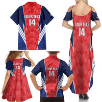 Custom Panama Football Family Matching Summer Maxi Dress and Hawaiian Shirt 2025 Vamos Los Canaleros